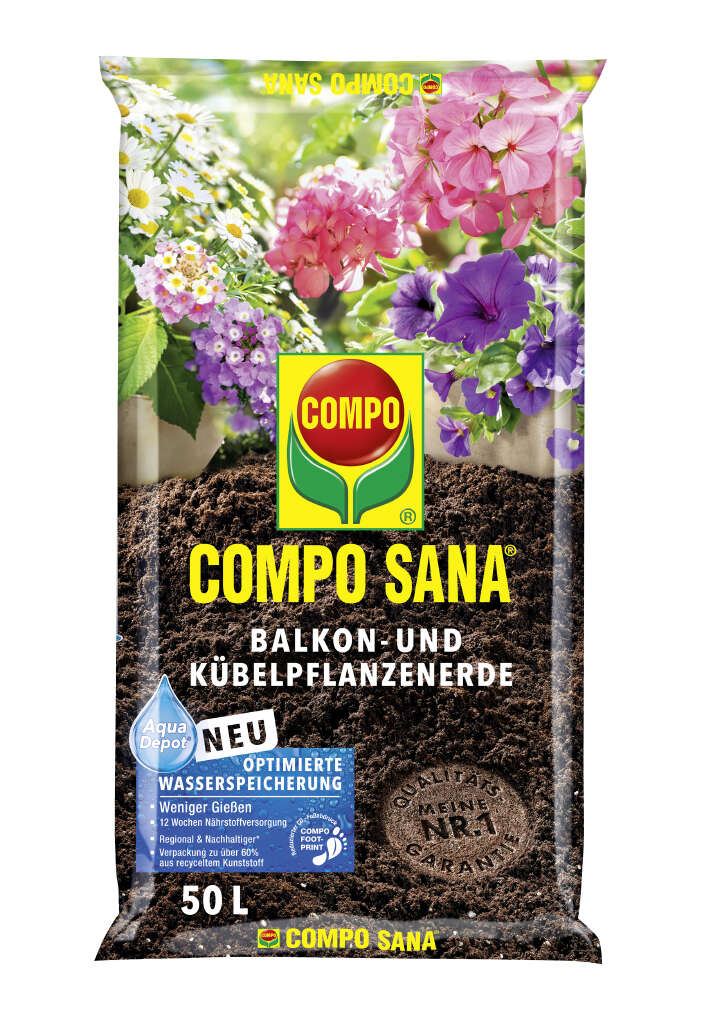 COMPO SANA Balkon- und Kübelpflanzenerde COMPO SANA Balkon- und Kübelpflanzenerde
